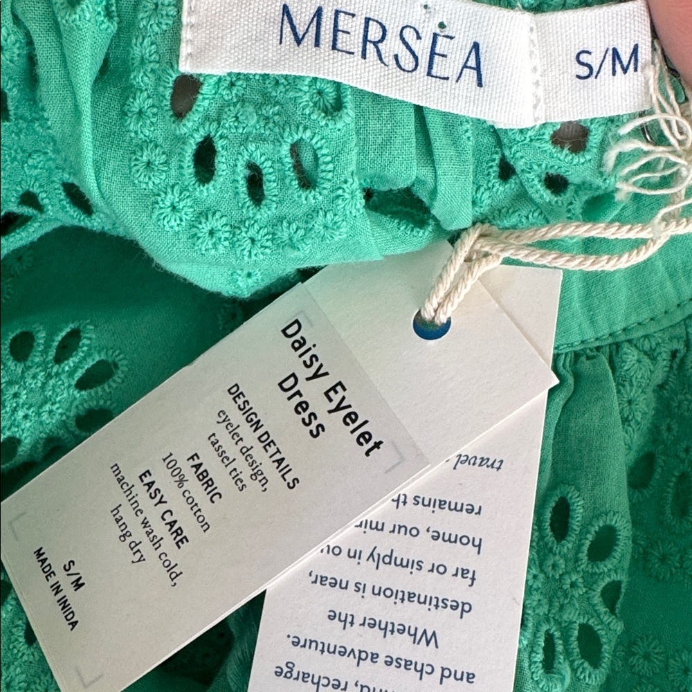 NWT MERSEA Daisy Eyelet Cover Up Size S/M - Picture 9 of 11